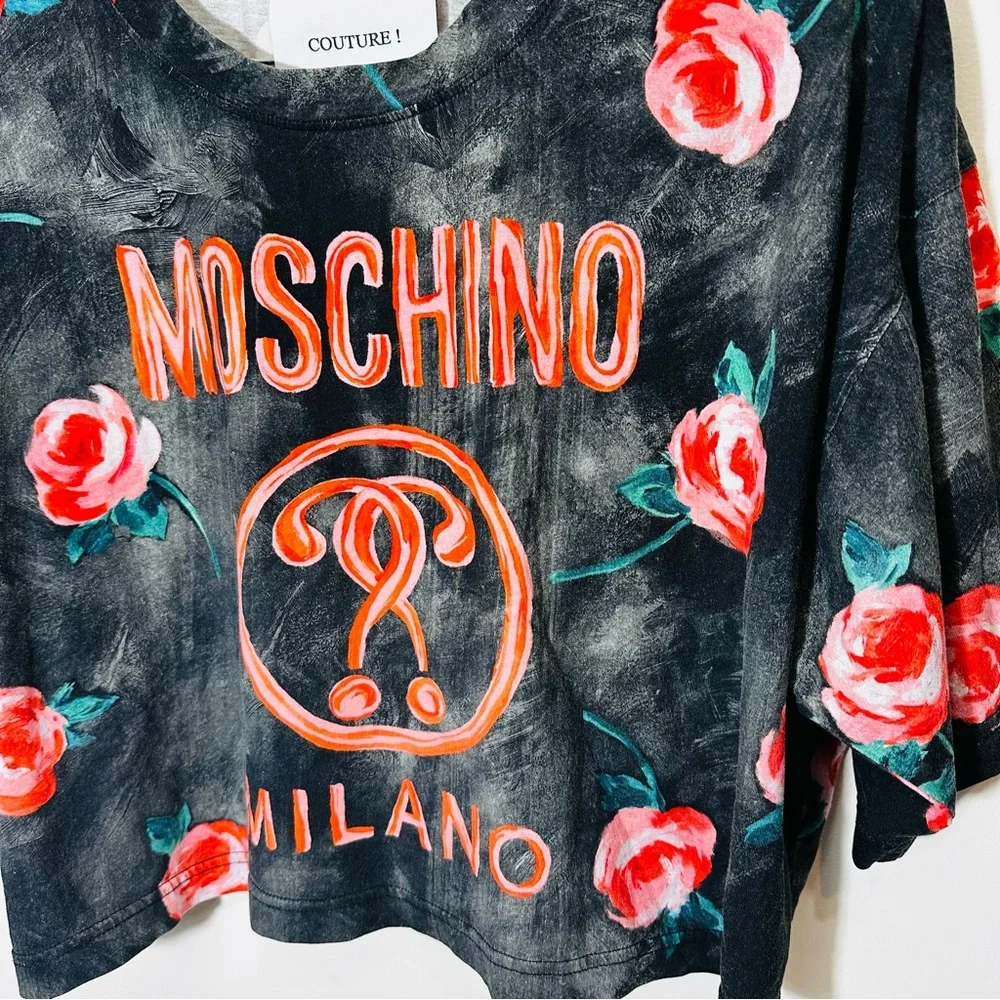 MOSCHINO COUTURE
Moschino Couture cropped t-shirt with logo size M - Picture 4 of 7
